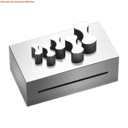 Jewelry Clasp Press Tool Set Necklace Punching Molds Bracelet Making Molds Adjustable Steel Die Cutter for Jewelry