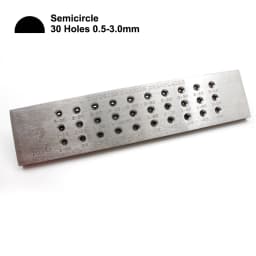 Tungsten Carbide Wire Drawplate for Jewelry Making Round Semicircle Square Hexagon Rectangle Triangle Oval Shape