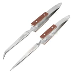 Jewelry Soldering Tweezers Straight Curved Tip Selflock Welding Tweezer Cross Locking Jewelry Making Tool Equipment for Jeweler