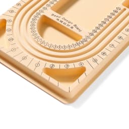 Colorful Flockeda Bead Board For Bracelet Necklace Tray Beading Accessories Measuring Tools Crafts For DIY Jewelry Making