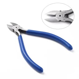PandaHall Jewelry Pliers Side Cutting Pliers Flush Cutters Plier Carbon-Hardened Steel Jewelry Making Tools 125x70x10mm