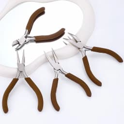 Jewelry Pliers Professional Jewelry Making Tools Needle Nose Pliers Round Wire Cutters for Supplies Wrapping DIY Crafts Beading