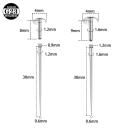 CANNER 14/16/18/20G Stainless Steel Piercing Taper Ball Grabber Tool for Changing Jewelry Flat Back Earrings Body Piercing Kit