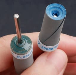 5Pcs Cylinder Sandpaper Rod Sanding Belt Sandpaper Grinding Polishing Wheel Electric Drill Accessories With 2.35mm Mandrel