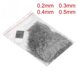 100g Stainless Steel 0.2/0.3/0.4/0.5M Polishing Pin Jewelry Polishers Finishing Media Magnetic Pins Rotary Tumbler Accessories