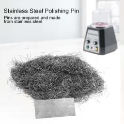 100g Stainless Steel 0.2/0.3/0.4/0.5M Polishing Pin Jewelry Polishers Finishing Media Magnetic Pins Rotary Tumbler Accessories