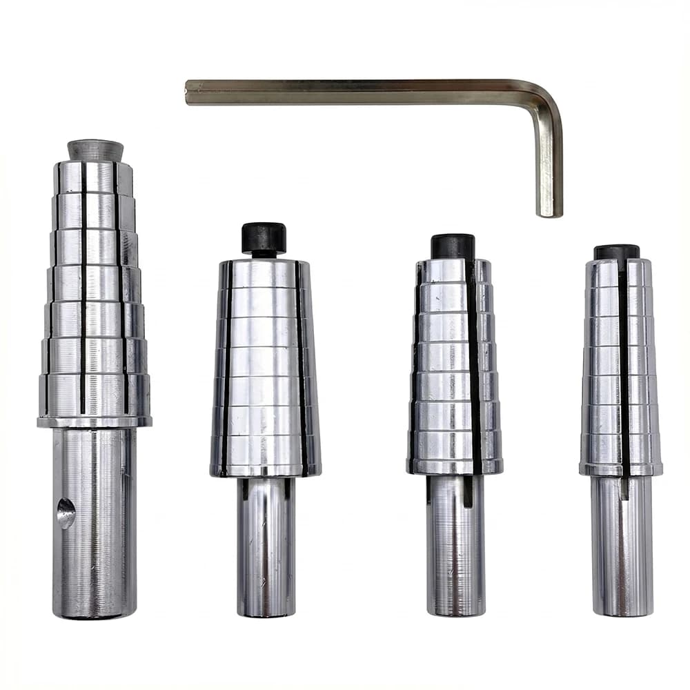 Steel Segmented Ring Expander Collet for Ring Resizing Shaping Manual Rotary Jewelry Making Reapir Tools Adjustable 14mm-24mm