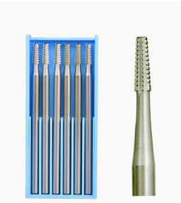 6pcs/set Steel Burs for Jewellery Engraving Metal Drill Carving Grinding Bits 2.35mm Shank Jewelry Tools