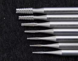 6pcs/set Steel Burs for Jewellery Engraving Metal Drill Carving Grinding Bits 2.35mm Shank Jewelry Tools