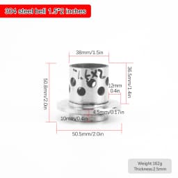 304 Stainless Steel Vacuum Flask Stell Bell for Jewelry Investment Casting – Lost Wax Casting Inverted Model Plaster Mold