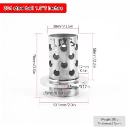 304 Stainless Steel Vacuum Flask Stell Bell for Jewelry Investment Casting – Lost Wax Casting Inverted Model Plaster Mold