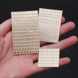 5Pcs Metal 26 Mini Alphabet Letters Decor Stickers Gold Silver Epoxy Resin Filler For DIY Silicone Molds Craft Making Fillings