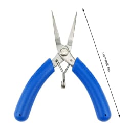 118MM/4.6IN Needle Nose Pliers, Precision Long Nose Pliers for Jewelry Making, Electronics Repair, Wire Cutting, Hand Tool