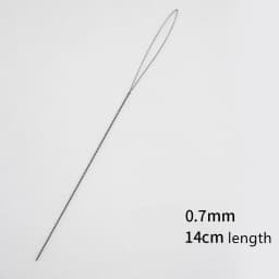 2Pcs/Lot Stainless Steel Big Eye Beading Needles Easy Thread String Cord Pins For Beads and Pearls DIY Jewellry Making Tools