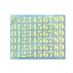 Letter Stickers Number Metal Stickers Combination Word Stickers Art Sticker