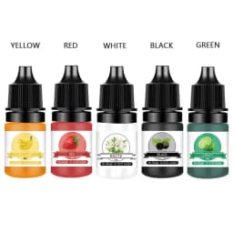Epoxy Pigment 24 Colors 5ml Epoxy Resin Dye Liquid Epoxy Resin Colorant for Resin Art Paint Jewellery Crafts Coloring