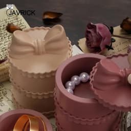 Silicone Mold Bowknot Jewelry Box Molds with Lid Cup Molds Home Decors