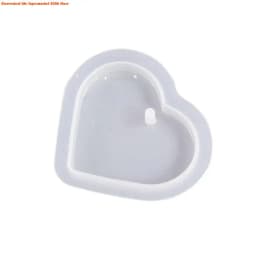 Fan-shaped Round Heart Oval Bone Tag Silicone Epoxy Mold Resin Casting Necklace Pendant Mold Suitable for Home Decor