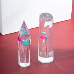 Resin Molds for Crystal Tower Resin Mold for Flower Crystal Large Pointed Crystal Silicone Molds for DIY Christmas Gift 87HB