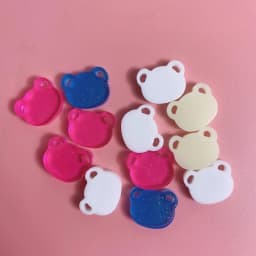 Bear Keychain Mold DIY Pendant Jewelry Epoxy Resin Crafting Molds