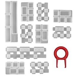 R3MC for Cherry MX Mechanical Gaming Keyboard Epoxy Resin Mold Computer PC Gamer Pet Paw Keycaps Silicone Molds
