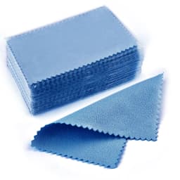 10*6.3cm/8*8cm/8*6cm 50pcs Silver Clean Polishing Cloth Soft Clean Wipe Wiping Cloth For Necklaces Rings Jewelry Clean Tool