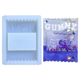 Candy Bag Resin Shaker Molds,Silicone Quicksand Mould Resin Shaker Molds Resin Epoxy Casting Shaker Mould for DIY Crafts