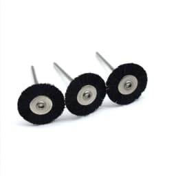 50PCS 19/22/25MM Jewelry Polishing Wheel 2.35MM Shank Metal Polishing Brush Dremel Accessories Rotary Tools Polishing Pads