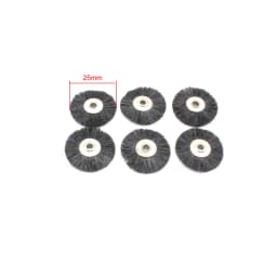 50PCS 19/22/25MM Jewelry Polishing Wheel 2.35MM Shank Metal Polishing Brush Dremel Accessories Rotary Tools Polishing Pads