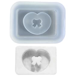 DIY Pedometer Ornament Quicksand Silicone Epoxy Mold DIY Keychain Pendant Jewelry Crafting Mould for Valentines Gift