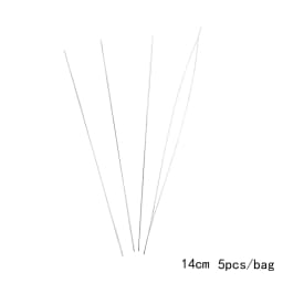 Manganese Steel Open Beading Needles for Handmade Jewelry Making Bead Stringing Accessories