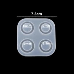 1pc Rings Resin Epoxy Molds Jewelry Silicone Mold Collection Handmade For DIY Crystal Silicone Jewelry Ring Mold Accessories