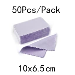 10-50pcs Polish Polishing Cloth Silver Color Cleaning Polishing Cloth Soft Clean Wipe Wiping Cloth For Silver Gold Jewelry Tool
