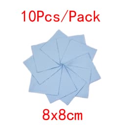 10-50pcs Polish Polishing Cloth Silver Color Cleaning Polishing Cloth Soft Clean Wipe Wiping Cloth For Silver Gold Jewelry Tool