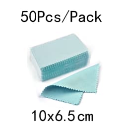 10-50pcs Polish Polishing Cloth Silver Color Cleaning Polishing Cloth Soft Clean Wipe Wiping Cloth For Silver Gold Jewelry Tool