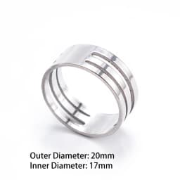 17/18/19mm Stainless Steel Jump Rings Opening Tools Finger Ring Opener For DIY Jewelry Making Materials Supplies Accessories