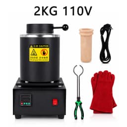 PHYHOO Electric Melting Furnace Digital Control Kiln For Casting Gold Silver Copper Scrap Smelting Jewelry Refining Purify Tool