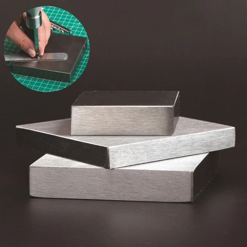Versatile Square Anvil Sturdy Iron Anvil for Precise Metalwork Metal Block Square Workbenches for DIY Enthusiast