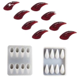Sturdy Silicone Mold for Crafting Unique Devil Horns and Claw Designs Portable for Craft Projects Supplies