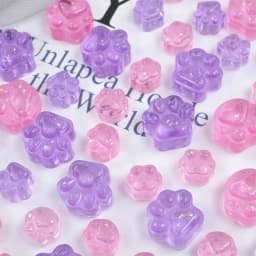 Mini Cat Claw Resin Mold Animal Paw Wax Pellet Molds Handmade Soap Molds DIY Baking Moylds Cake Fondant Chocolate-Decor