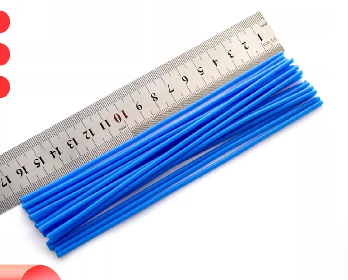 Blue Wax Strip Line Column for Jewelry Casting Welding Molding Tool - Flexible Wax Wire Stick Bar for Craftsmanship