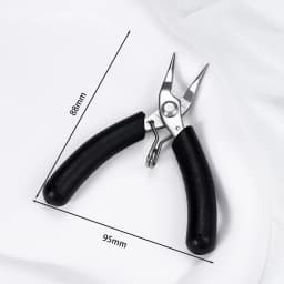 Stainless Steel Mini Jewelry Pliers Needle Nose Pliers Round Nose Pliers Wire Cutter for Jewelry Making Repair DIY Hand Tools