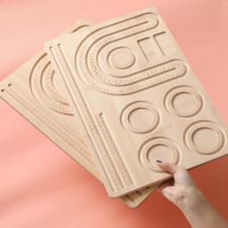 1pcs Wood Bead Board Bracelet Beading Organizer Beading Tray Plate for Jewelry Making DIY Necklace Measuring Tool Accessory