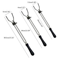 Crucible Tongs Gold Melting Furnace Holder Clamp Jewelry Jewellers Making Tool for Non-Ferrous Metal Gold Silver