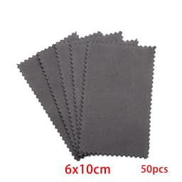 10-50Pcs 8x8CM 6x10CM Polish Polishing Cloth Cleaning Cloths Soft Wiping Cloth Anti Tarnish Clean Tools For Jewelry Accessories