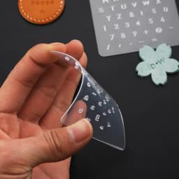 3Pcs DIY English Letter Leather StampTemplate Letter Number Leathercarft Stamping Tools Alphabet Stamps Handle Punch Kit
