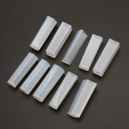 10Pieces Jewelry Silicone Resin Moulds Long Cylinder Shape Casting Moulds Epoxy Moulds for DIY Keychains Earring Pendant