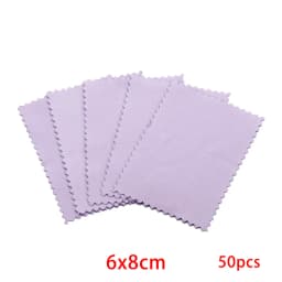 10-50Pcs Jewelry Cleaning Cloth Polishing Cloth for Sterling Silver Gold Platinum Small Polish Cloth For Jewelry Clean and Shiny