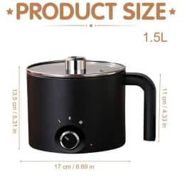 1.8L Wax Melting Pot Candle Wax Melting Device 3 Level Temperature Adjustment Electric Non-stick Candle Making Melting Pot