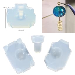 Japanese Wind Chimes Crystal Epoxy Resin Mold Sunny Weather Doll Wind Bell Resin Silicone Mold DIY Craft Casting Mold Create Art